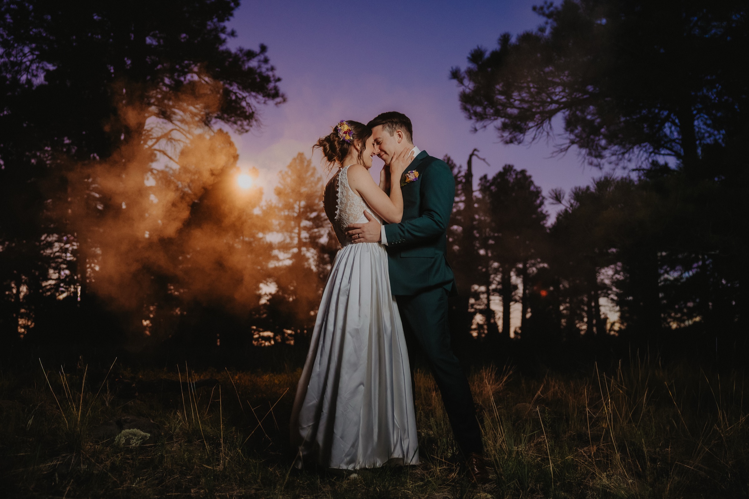 Wedding photo of Kellie & Jake at Aldea in Woods, Flagstaff