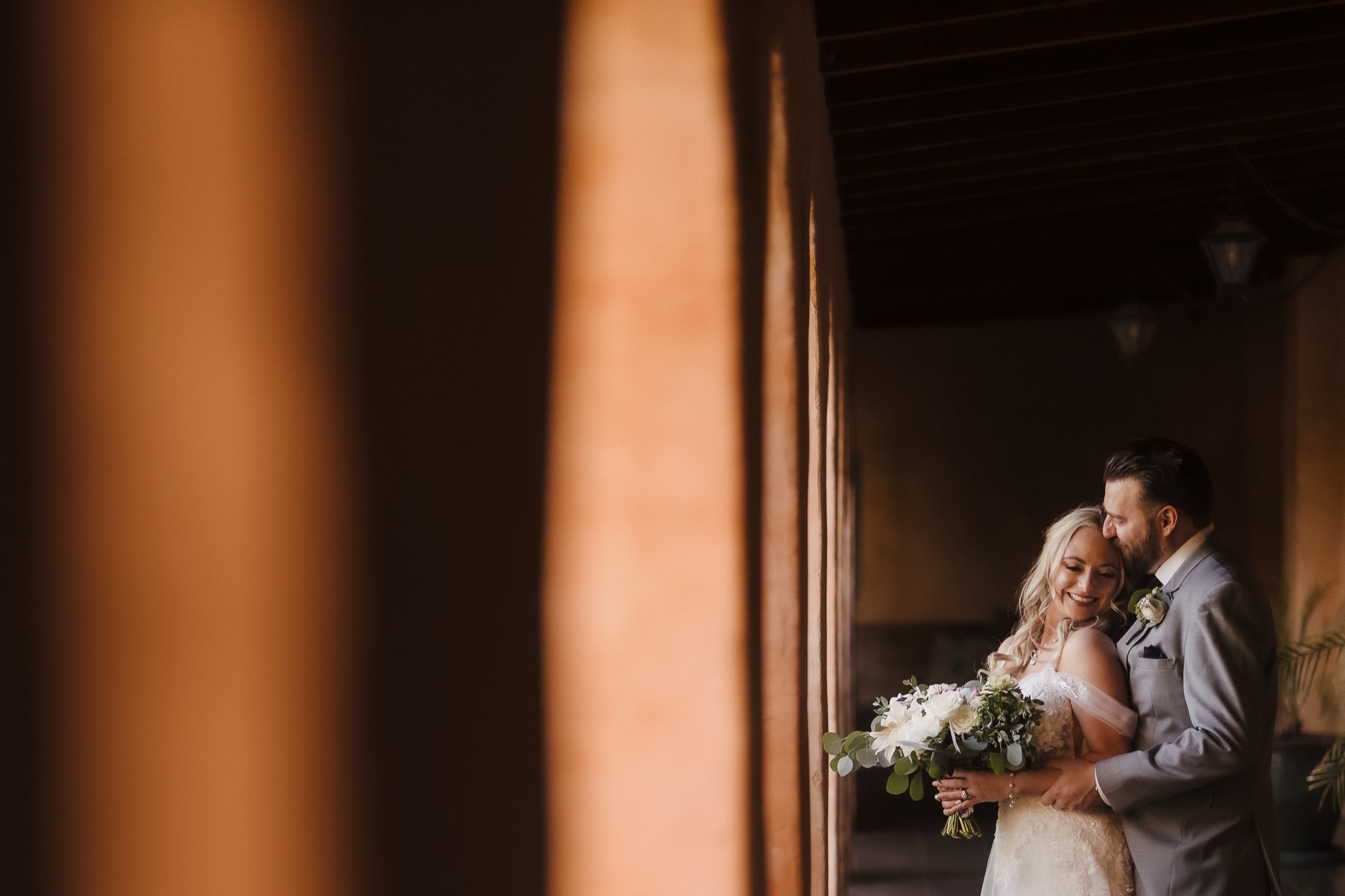 Wedding photo of Courtney & Tyler at Royal Palms, Scottsdale