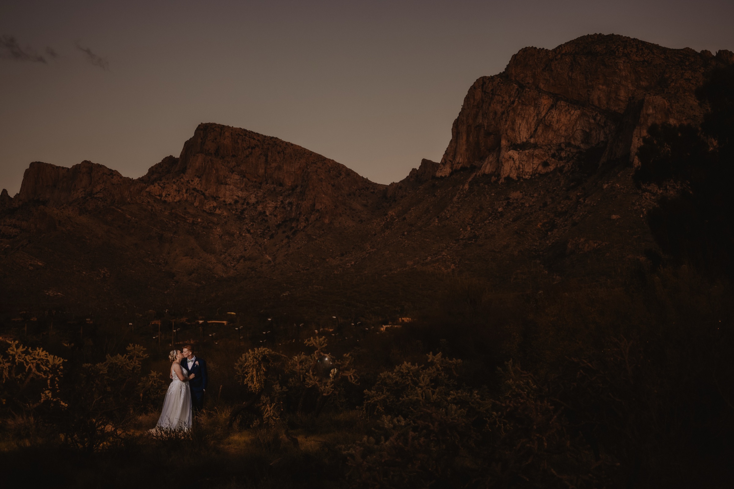 Wedding photo of Maddie & Kyle at Catalina Foothills Tucson