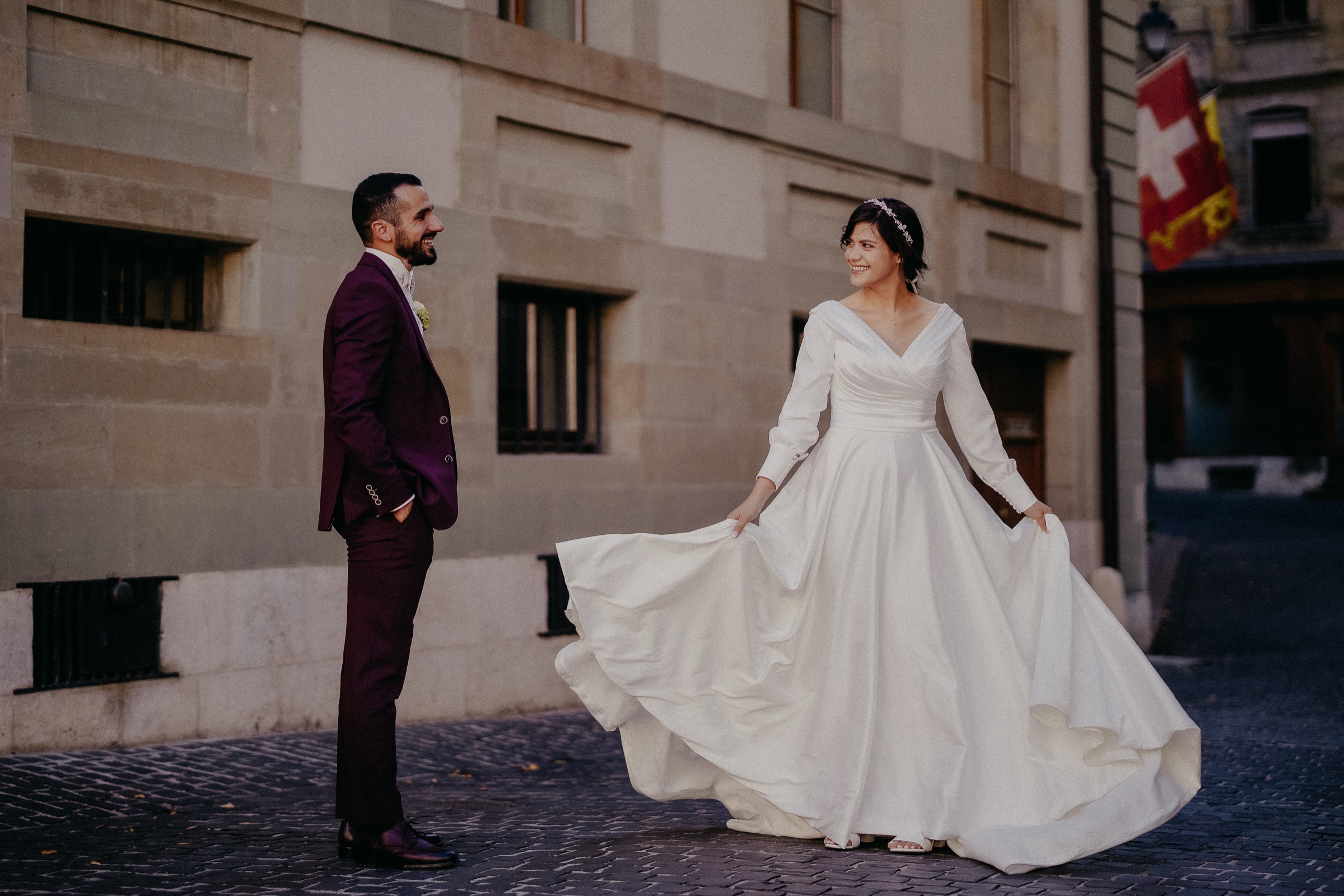 Wedding photo of Jessica & Joel at Geneva, Switzerland