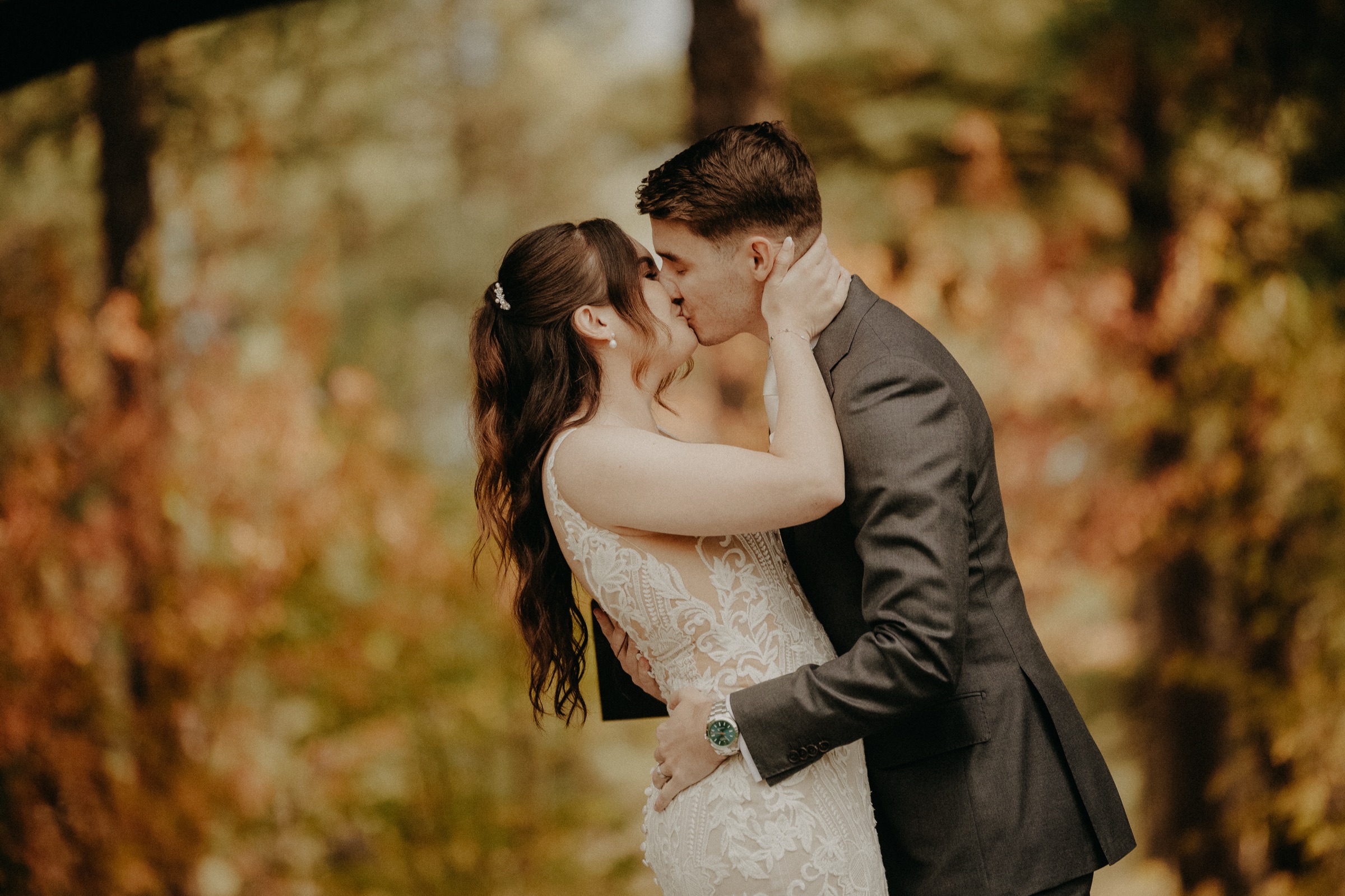 Wedding photo of Brittney & Trevor at Little America Flagstaff