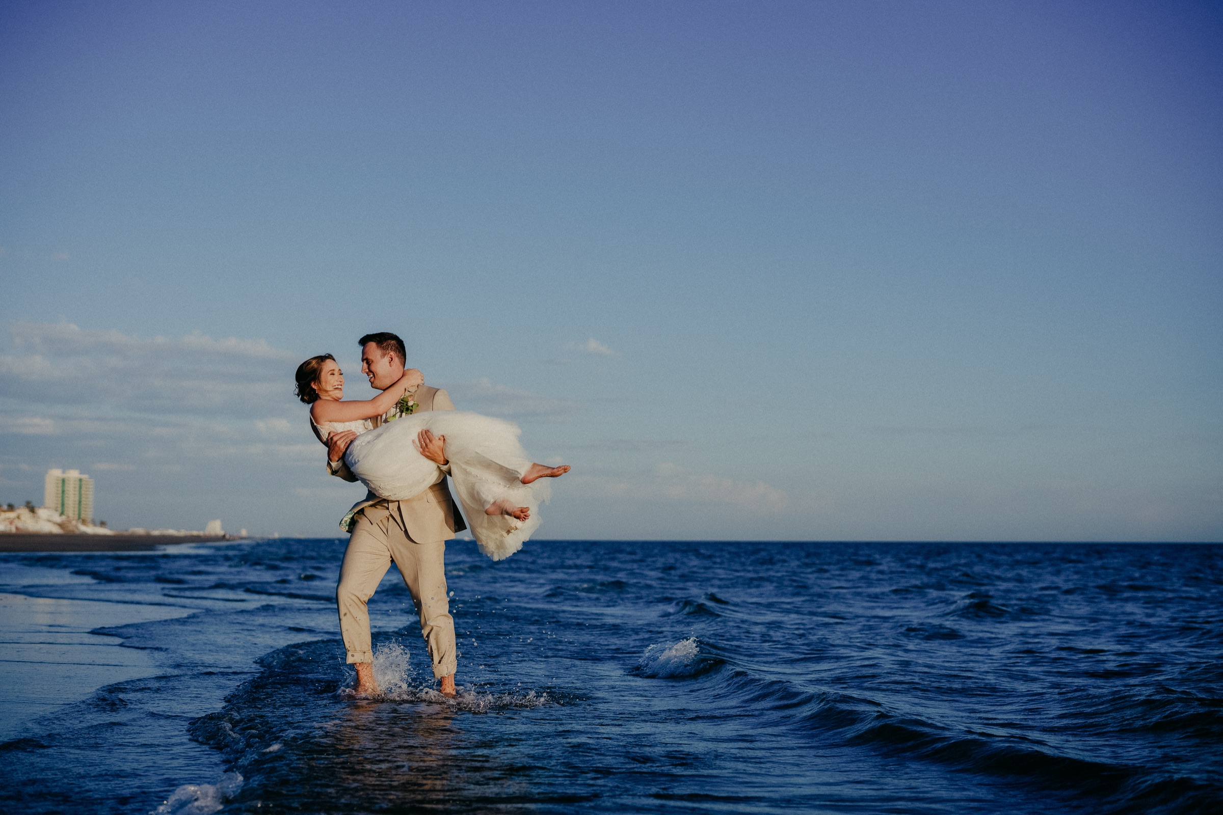 Wedding photo of Renae & Brandon at Rocky Point, Mexico