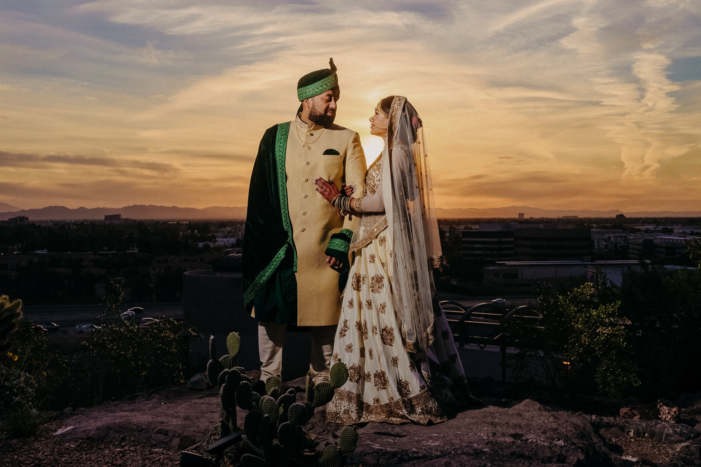 Wedding photo of Sagar & Meera at The Buttes, Tempe