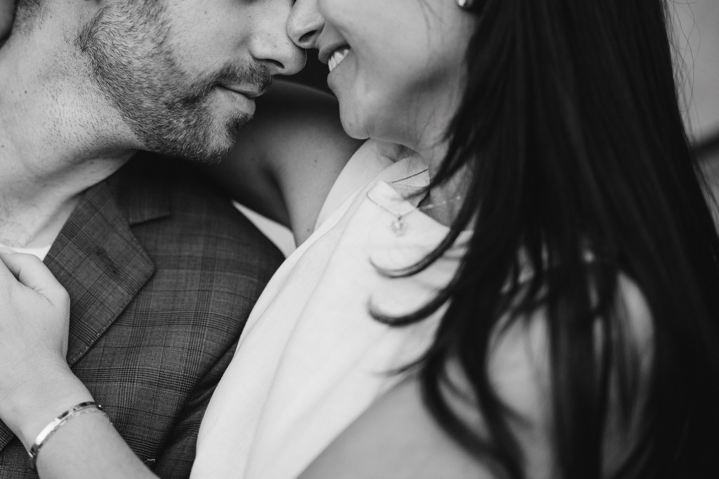 JamieandEthan Engagement 246 black and white