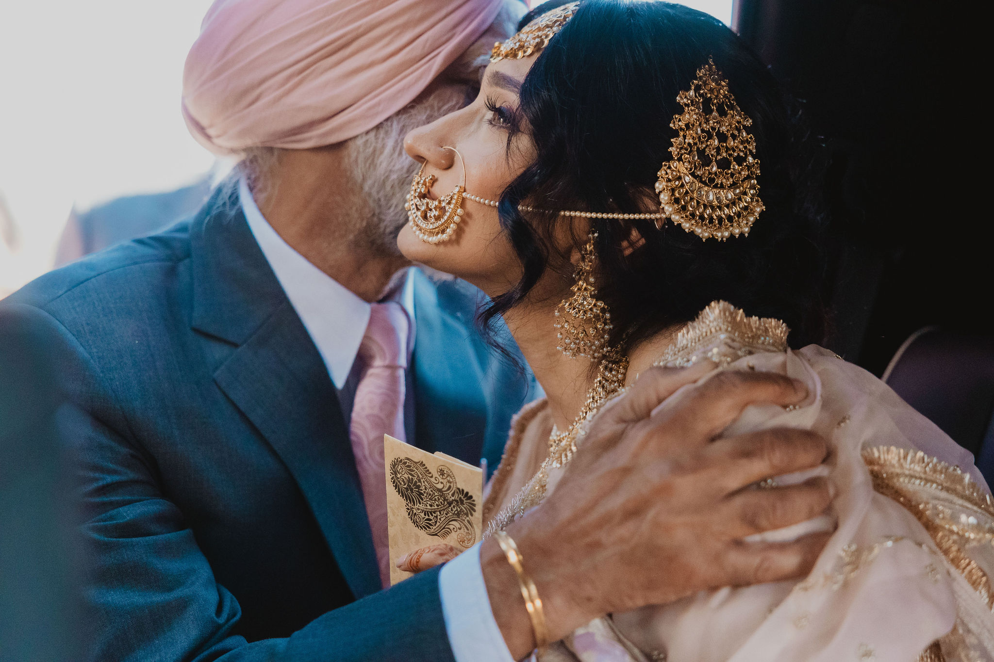 Indoor portraits and post-ceremony family moments photograph from Amrit and Yousef’s wedding celebration